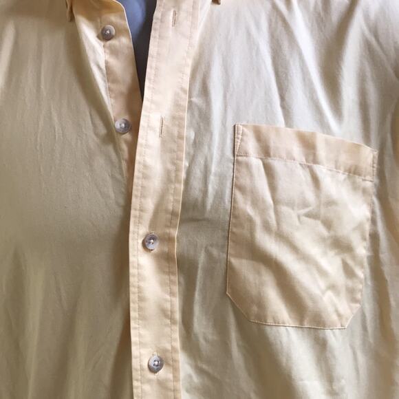 Pendleton Cotton Yellow Button Down Short Sleeve Shirt Men's Size Large - Picture 2 of 6